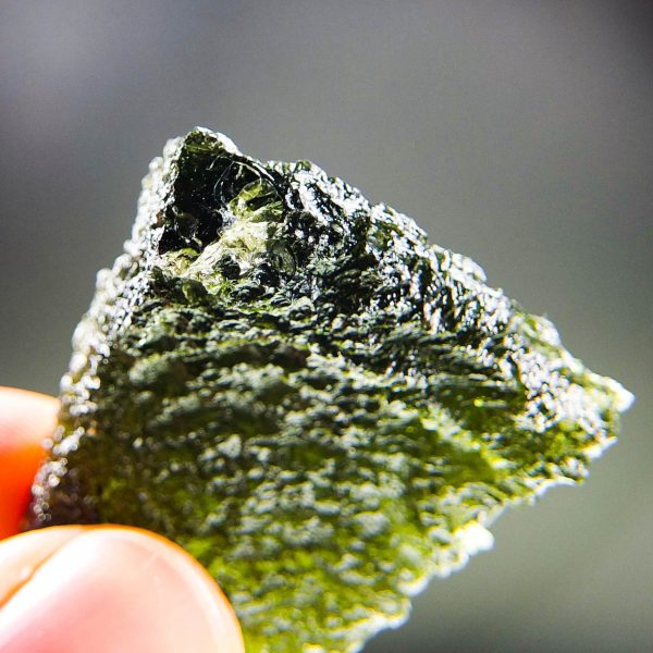Large Investment Moldavite with CERTIFICATE - quality A+/++