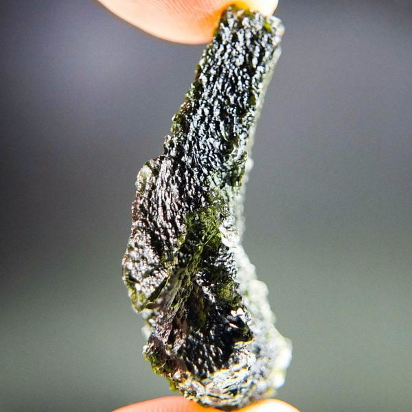 Large Investment Moldavite with CERTIFICATE - quality A+/++