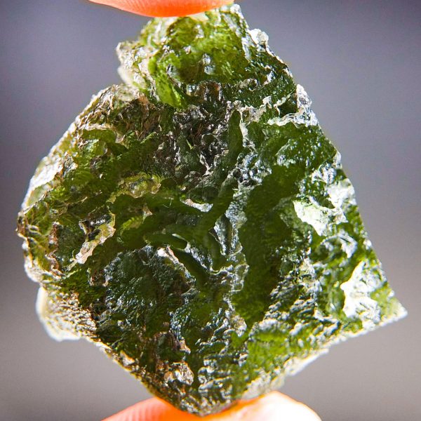 Large Certified Moldavite - breaked into two pieces