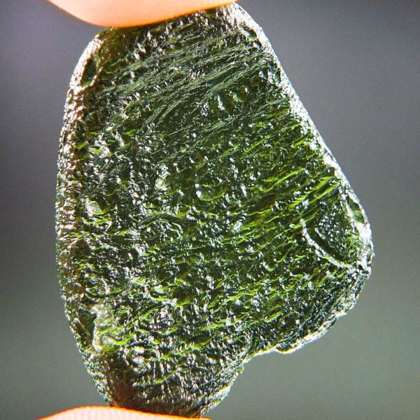 Big Moldavite with CERTIFICATE - Glossy