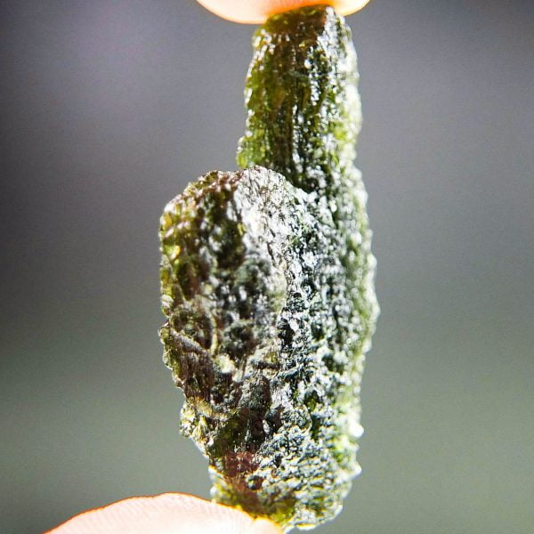 Big Moldavite with CERTIFICATE - Uncommon shape