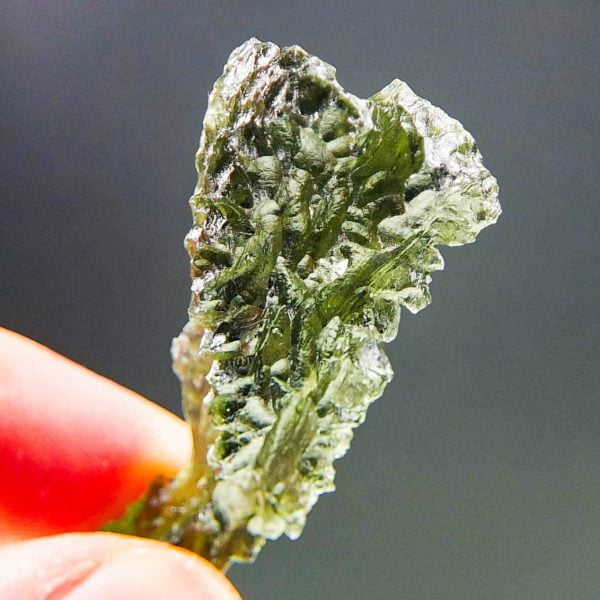 Big Angel chime Investment Moldavite from Besednice - Certified