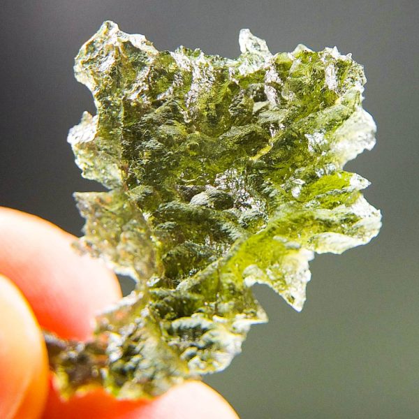 Angel chime Investment Moldavite from Besednice - Certified