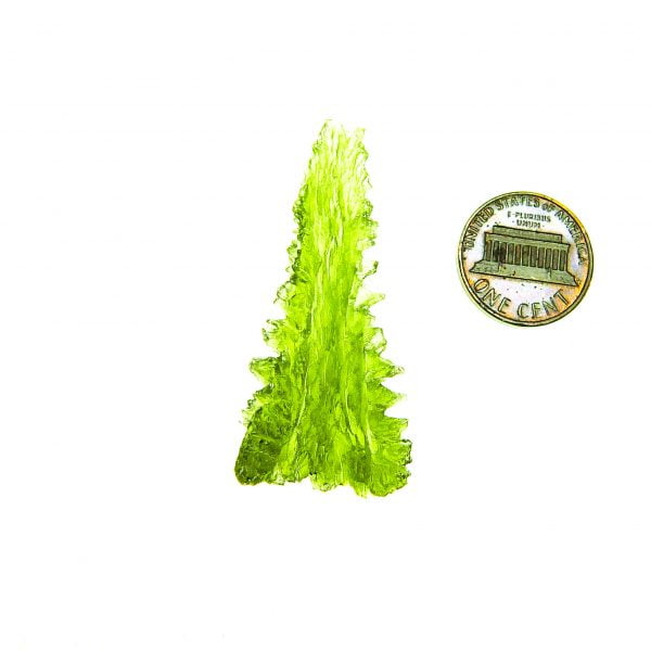 Investment Angel chime Moldavite from Besednice - Certified