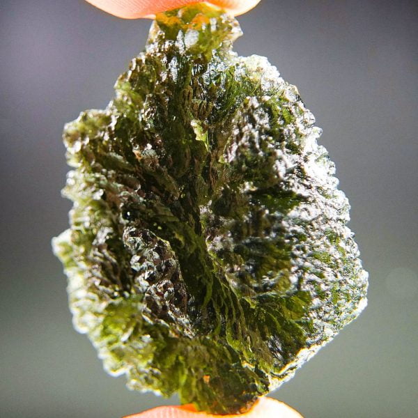 Big Excellent Moldavite with CERTIFICATE - quality A+