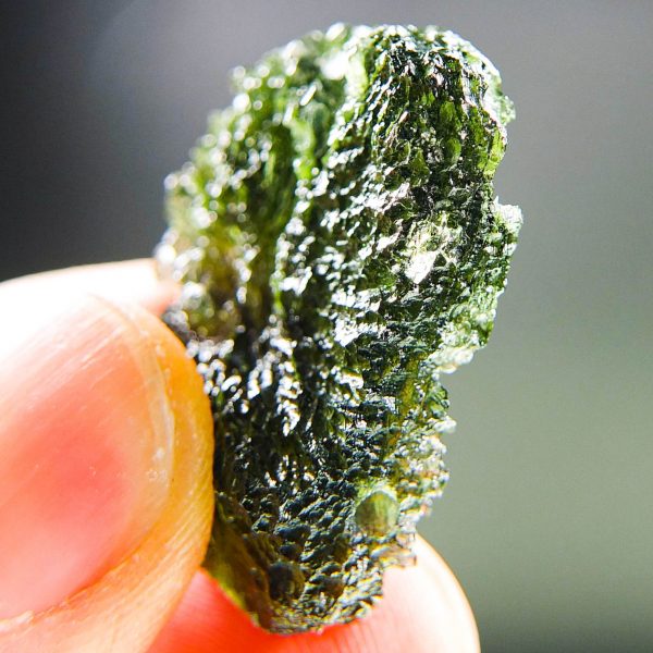 Moldavite with CERTIFICATE - Glossy - quality A+/++