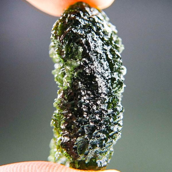 Moldavite with CERTIFICATE - Glossy - quality A+/++