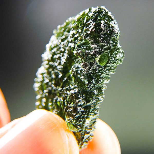 Moldavite with CERTIFICATE - Glossy - quality A+/++