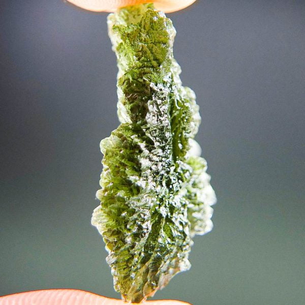 Moldavite from Besednice - CERTIFIED - Shiny - quality A+/++