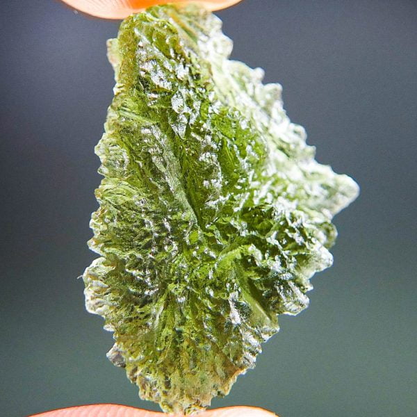 Moldavite from Besednice - CERTIFIED - Shiny - quality A+/++