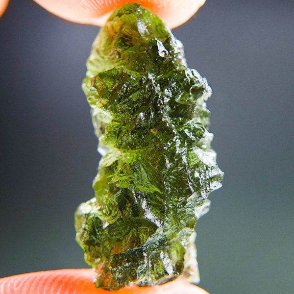 Moldavite from Besednice CERTIFIED