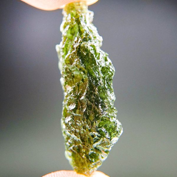 Vibrant green Moldavite with CERTIFICATE - quality A+/++