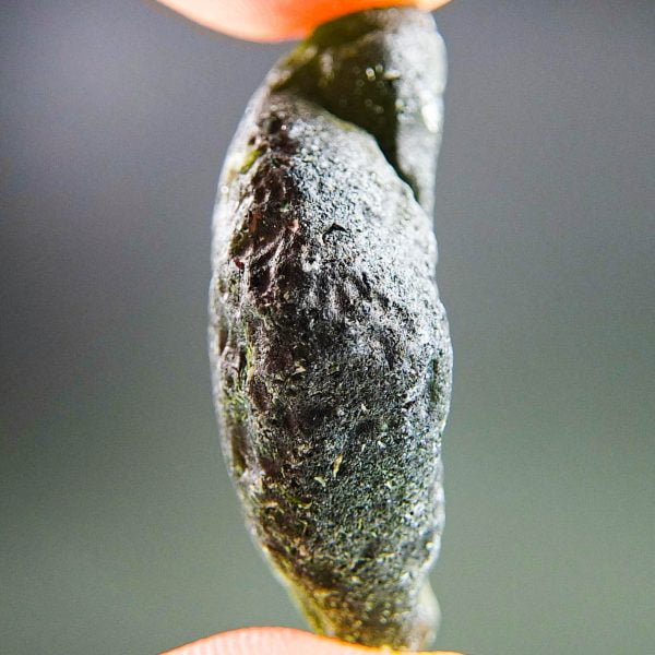 Big Moldavite with CERTIFICATE found on field (on surface)