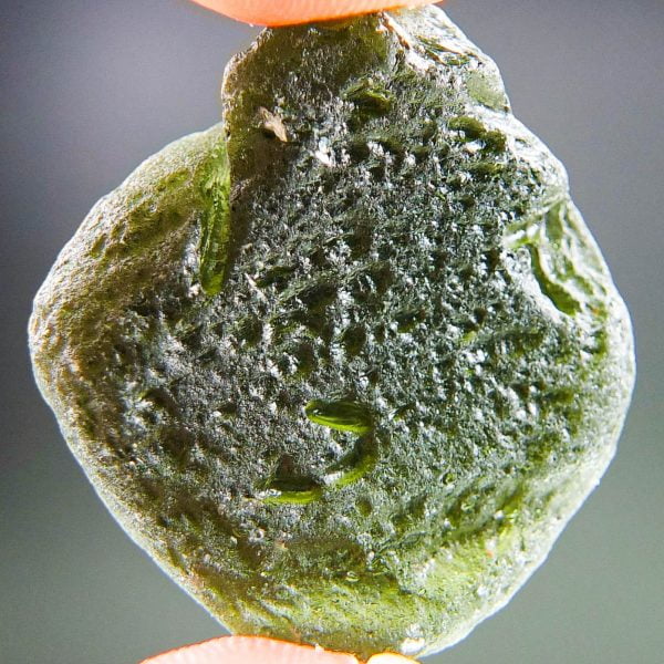 Big Moldavite with CERTIFICATE found on field (on surface)