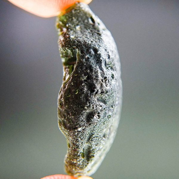 Big Moldavite with CERTIFICATE found on field (on surface)