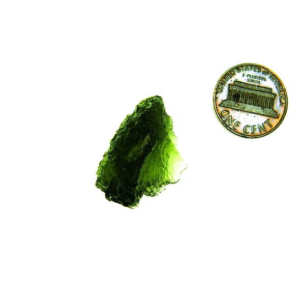 Moldavite with CERTIFICATE - Shiny
