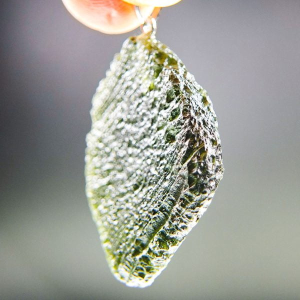 Moldavite pendant with CERTIFICATE