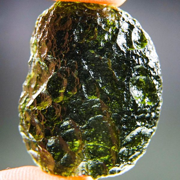 Moldavite - Very Glossy - RARE with CERTIFICATE