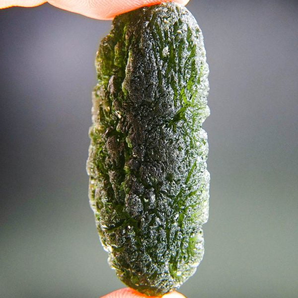 Large Certified Moldavite - found on field (on surface)