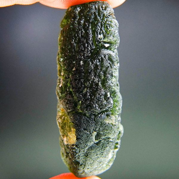 Large Certified Moldavite - found on field (on surface)