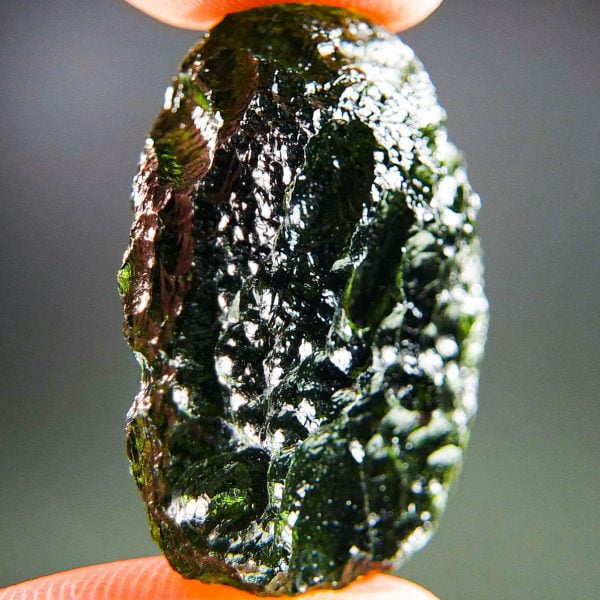 Rare Moldavite - Very Glossy - CERTIFIED