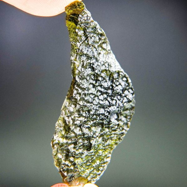 Big Angel Chime Moldavite - CERTIFIED