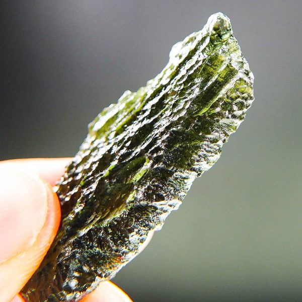 Big Moldavite with CERTIFICATE - Shiny - quality A+