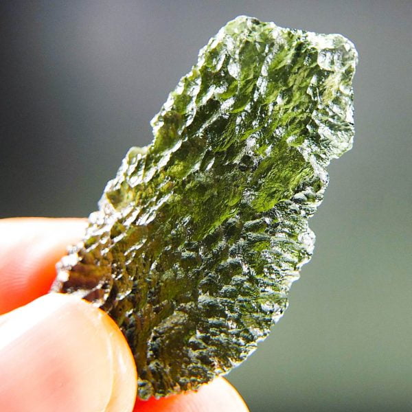 Big Moldavite with CERTIFICATE - Shiny - quality A+