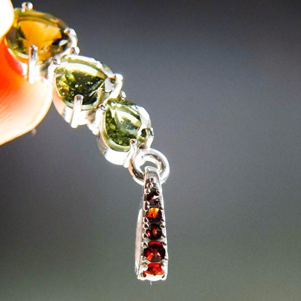 Moldavite pendant - Hearts with CERTIFICATE