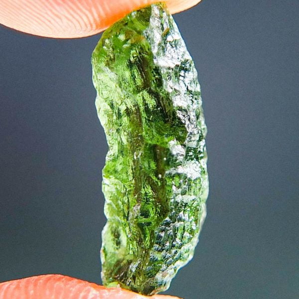 Vibrant green Moldavite - Glossy