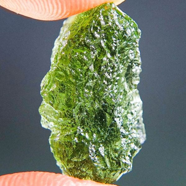Vibrant green Moldavite