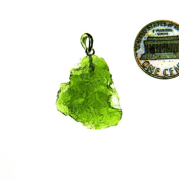Moldavite pendant with CERTIFICATE