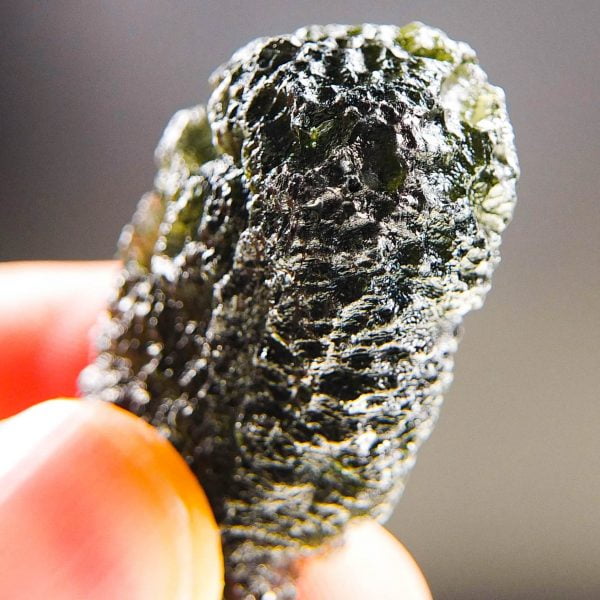 Big Certified Moldavite - Boulder shape