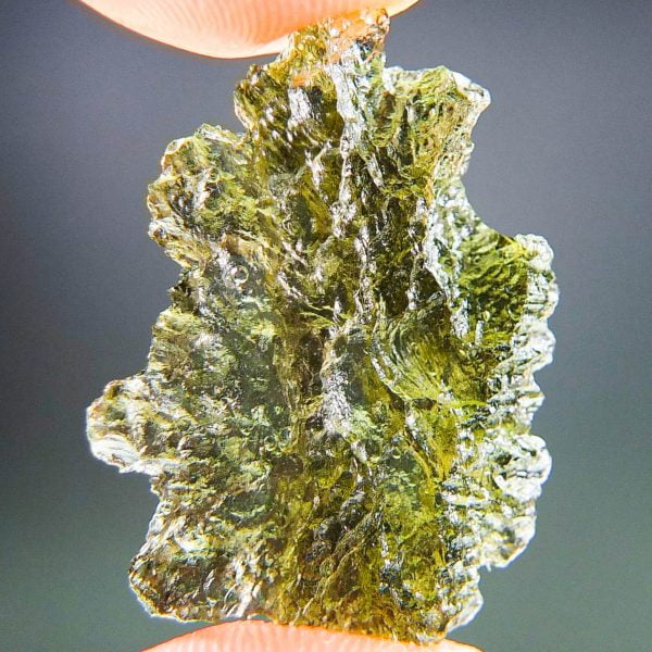 Excellent Moldavite with CERTIFICATE - Shiny