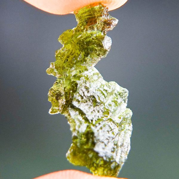 Moldavite from Besednice with CERTIFICATE - Shiny - quality A+/++