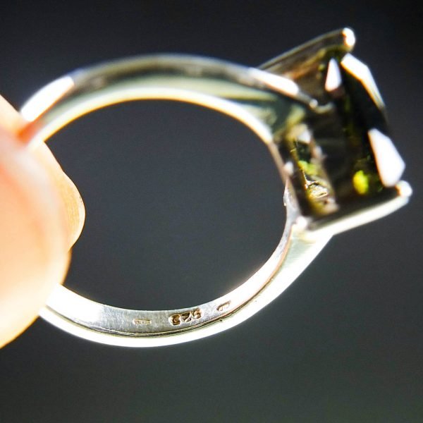 Moldavite Ring - CERTIFIED