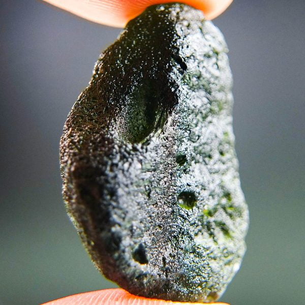 Big Certified Moldavite found on field (on surface)