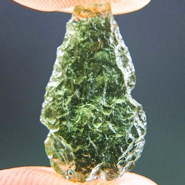Moldavite - Perfect small flat Drop