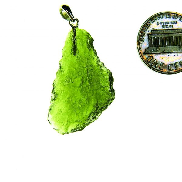 Moldavite pendant with CERTIFICATE