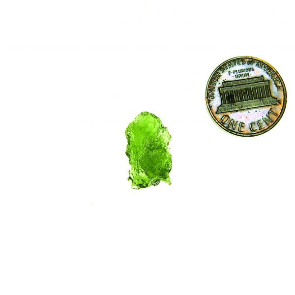 Vibrant green Moldavite with CERTIFICATE - Shiny - quality A+/++
