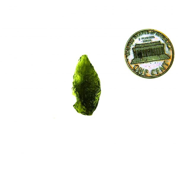 Moldavite - Glossy with brown green color