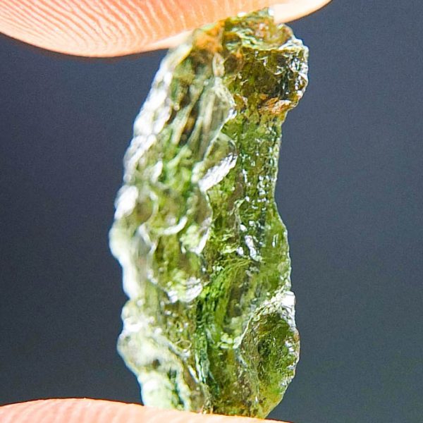 Vibrant green Moldavite