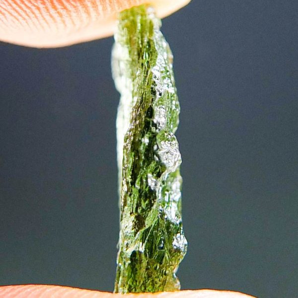 Vibrant green Moldavite