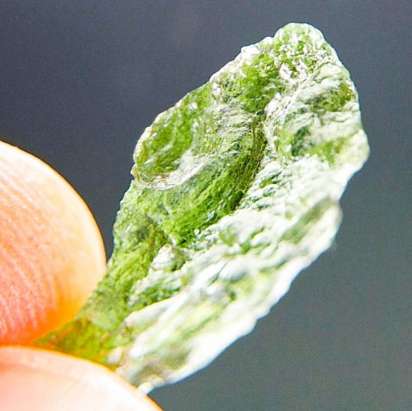 Vibrant green Moldavite