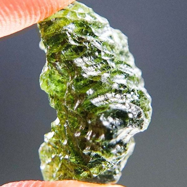 Moldavite with CERTIFICATE - Glossy - quality A+/++