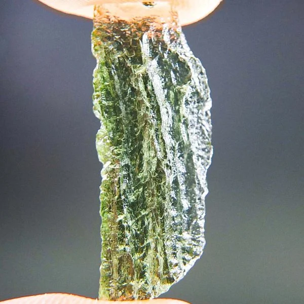 Vibrant green Moldavite