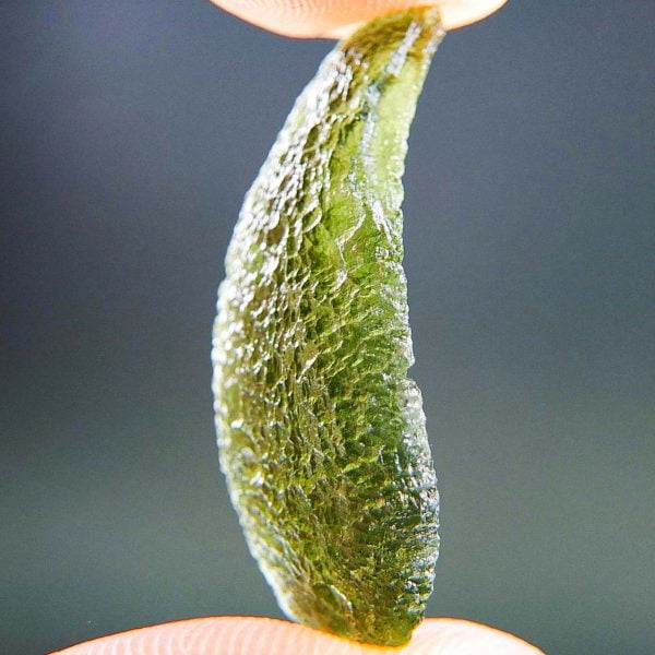Certified Moldavite - Drop shape