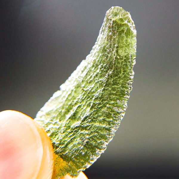 Certified Moldavite - Drop shape