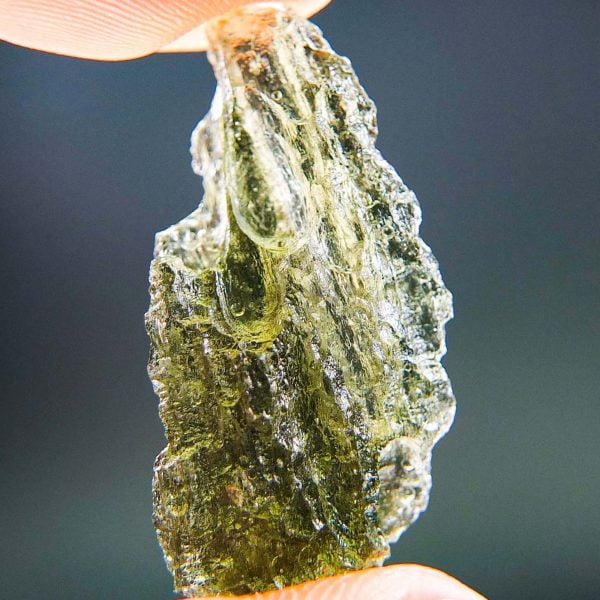 Moldavite with CERTIFICATE - Shiny