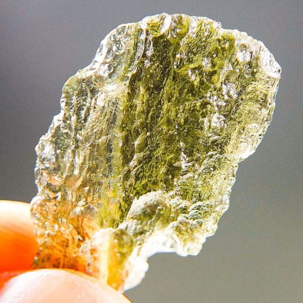 Moldavite with CERTIFICATE - Shiny